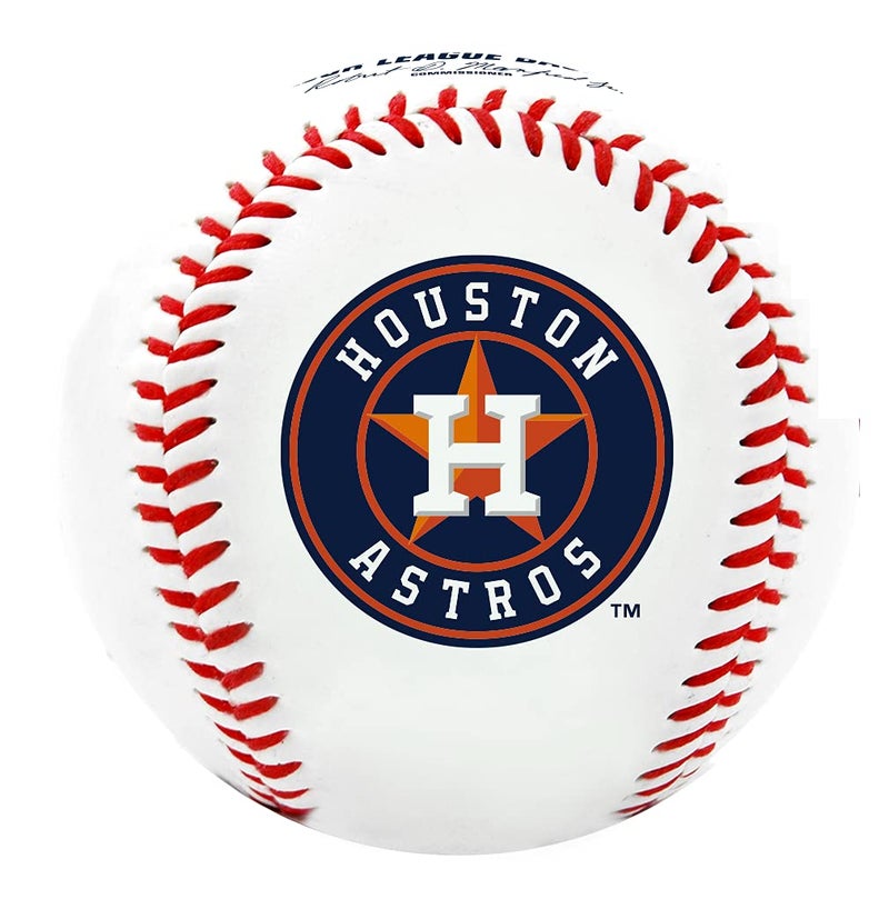 Rawlings رولينغز | كرة قاعدة بشعار فريق MLB | هيوستن أستروس | رسمية | بيضاء - Image 2